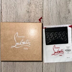 Christian Louboutin Black and White Card Holder